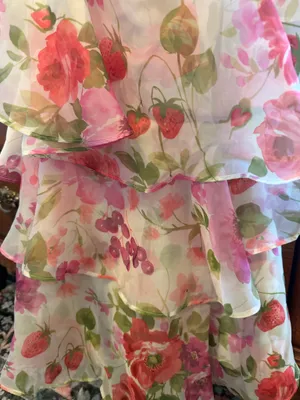 Abercrombie Women’s Strapless Ruffle Dress Medium thumbnail 3