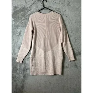 Lululemon Restful Intention Sweater Heathered‎ Pink Bliss XS Cashmere Wool thumbnail 4