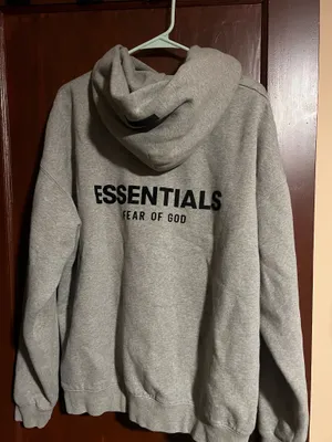 Essentials Fear of God Hoodie Large thumbnail 2