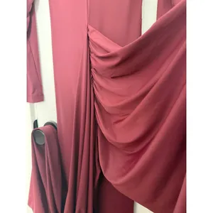 Bardot Alix Maxi Long Sleeve Turtleneck Draped Sash Ruched tie front dress US 6 thumbnail 15