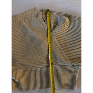 PrettyLittleThing Stone Wrap Off Shoulder Jumper Sweater M NEW Cozycore Comfy thumbnail 6