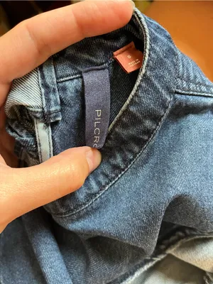 Pilcro Dark Blue Denim Cropped Shell Top thumbnail 10