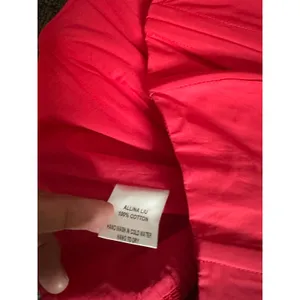 Alina Liu x Lisa Says Gah Red Strapless Corset Top size S NWT Cotton with Boning thumbnail 8