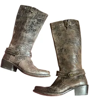 Senora Double H Western Leather Boots thumbnail 1