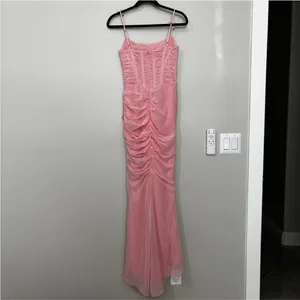 HOUSE OF CB Romola Maxi Cocktail Dress Pink Size Small thumbnail 4