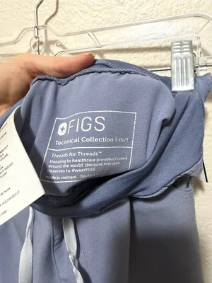 FIGS Zamora High Waisted Jogger Scrub Pants Electric Orchid XS Tall Medical thumbnail 5