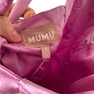 🌸 Show‎ Me Your Mumu Satin Maxi Dress Pink 💕 NWT Size Small 🌸 thumbnail 6