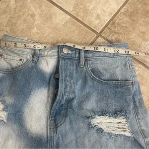 Pacsun Women’s Blue Ultra High Rise Vintage Button Fly Denim Cut-Off‎ Shorts 26 thumbnail 6