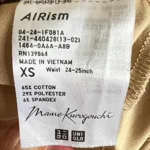 Uniqlo Mame Kurogouchi AIRism Pants Quiet Luxury Neutral Minimal Classic XS‎ thumbnail 4
