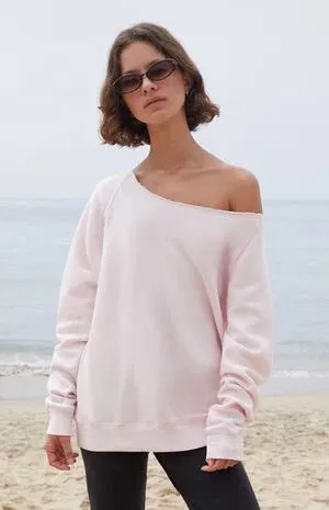 Pink Brandy Melville Sweatshirt Crewneck thumbnail 1