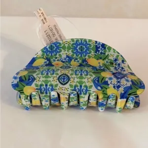 Free People Well Traveled Acrylic Hair Clip in Lemon Tree NWT thumbnail 5