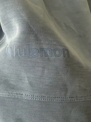 Lululemon Softstreme Perfectly Oversized Cropped Crew Size 6 Utility Blue thumbnail 5