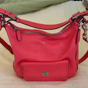 Coach Red Coral Shoulder handbag shoulder purse thumbnail 1