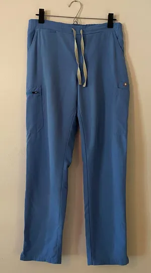 FIGS Ceil Blue Yola Straight Leg Scrub Pants Uniform Nurse Doctor Women's Small thumbnail 1