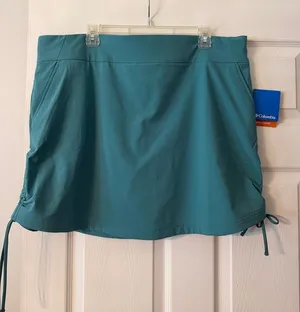Columbia Teal Athletic Skort with Side Drawstrings size XXL brand new thumbnail 1