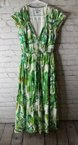 Antonio Melani Victoria tropical print v neck maxi dress size 0 thumbnail 1