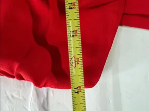 entro Vibrant Red Jumpsuit wide leg new bow cut out holiday M event party HOCO thumbnail 13