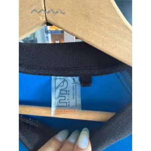 PE Nation x SoulCycle Cropped Sweatshirt Blue Orange Black Colorblock Logo Small thumbnail 3
