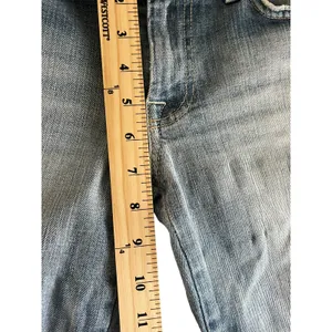 7 For All Mankind Size 28 Light Wash‎ Low Rise Straight Jeans thumbnail 7