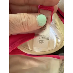 Victoria's Secret Bikini Swimsuit Sz Sm Bottom 34D Top Underwire Push-up Halter‎ thumbnail 5