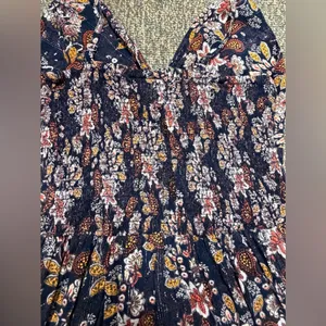 Angie Black Paisley Peekaboo Cut-Out Boho Mini Sundress Medium thumbnail 3