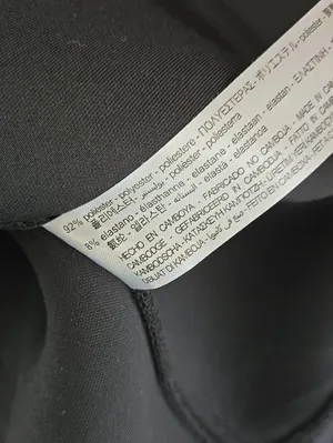 Zara Black Bomber Jacket with High Collar Size XS. thumbnail 8