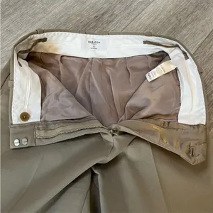 ARITZIA Babaton Agency Pant Wool Trousers Tan Front Crease Minimalist like new 0 thumbnail 7