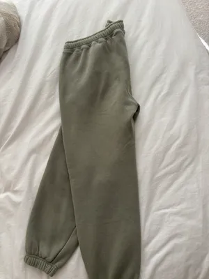 Abercrombie Green Fleece Sweatpants thumbnail 2