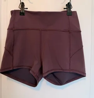 Lululemon In Movement Everlux High-Rise Maroon Biker Shorts 2.5" thumbnail 1