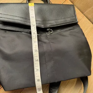 NWT‎ Botkier Trigger Small Black Nylon Faux Leather Backpack Wide Straps Pockets thumbnail 7