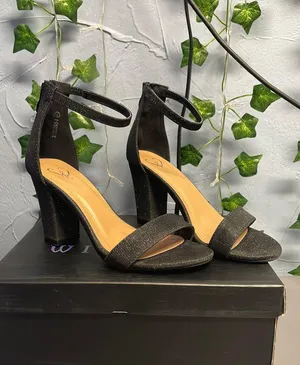 Windsor Sparkly Black Heels thumbnail 1