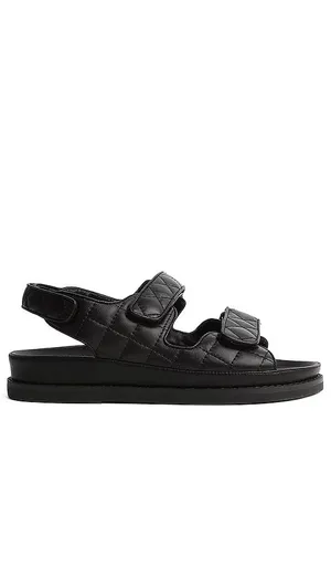 Tony Bianco hiranni quilted sandals black size 39 thumbnail 3