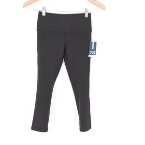 DSG Womens Momentum Capri High Rise Leggings Pure Black Size 2XS NWT thumbnail 2