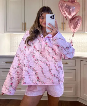 These Three Boutique Floral Pullover thumbnail 1