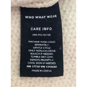 Who What Wear Women’s Sherpa Long Sleeves Sweatshirt Crewneck Brulee SZ XL thumbnail 9