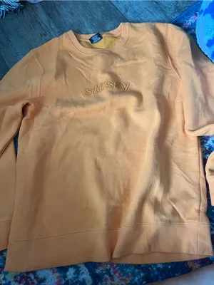 Stüssy small orange sweatshirt thumbnail 2