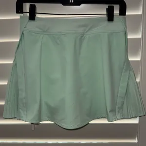 Lululemon Peek Pleat High-Rise Tennis Skirt Mint Moment Size 4 Green Pickleball thumbnail 4