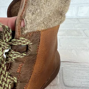 Chacos Barbary Boots Womens 9 Pinecone Hiking Outdoor Leather Wool Lace Up Bootie thumbnail 11