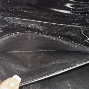 Michael Kors Buckle‎ Black Designer Old Money Minimalist Patent Leather Clutch thumbnail 8