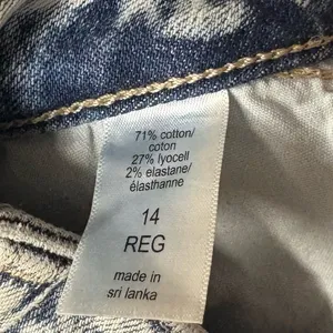 M Jeans By Maurice’s Curvy‎ High Rise Kick Boot Ankle Jeans Size 14 thumbnail 7