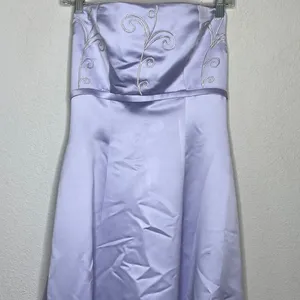 Vintage Amy Lee Hilton Bridal Formal Dress Lavender thumbnail 7