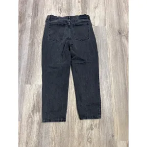 Abercrombie & Fitch The Mom High Rise Jeans Washed Black 29 8 Short‎ thumbnail 3