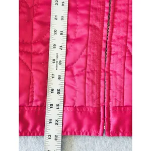 Acorn‎ Pink Quilted Lightweight Jacket Coat Full Zip Womens Medium thumbnail 7