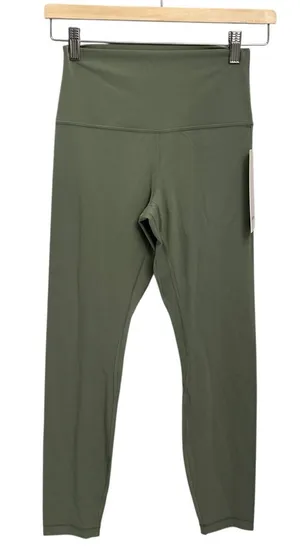 NWT lululemon Align High-Rise Pant 25” size 6 Desert Green Authentic thumbnail 1