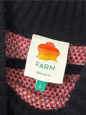 {L} Farm Rio Shell Jewel Tone Sweater Dress thumbnail 6