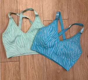 Two Blue Aybl Zebra print Sports Bra Size S thumbnail 1