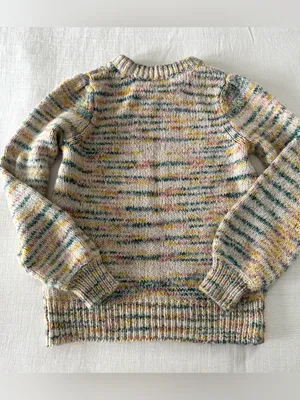 Rails Sybil White Space Dye Sweater - Small thumbnail 4