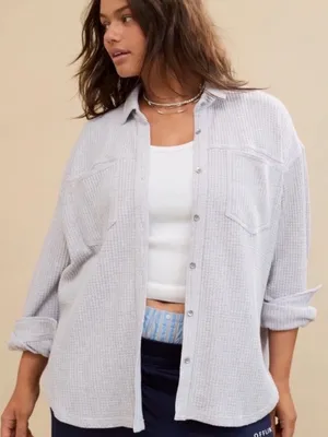 Aerie Anytime Fave Waffle‎ Shirt thumbnail 1