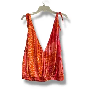 Free People Tied To You Tank Top in Lemonade color combo NEW size medium thumbnail 4