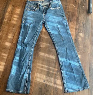 L.A. idol Women's Denim Jeans with Embroidered Pocket thumbnail 1